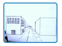 Free Drawing Lessons- One Point Perspective