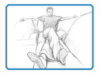 A figure Lying Down Drawing Header