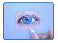 Free Drawing Lessons- Colored Pencil Eye