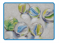 Colored Pencil Drawing Tutorial - Marbles