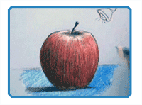 Colored Pencil Drawing Techniques - Apple Head