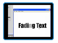 Adobe Flash Tutorial- Fading Text