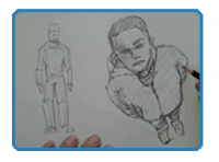 Free DRawing Lesson- Foreshortening