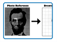 drawing lesson-grid drawing