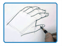 Free Drawing Lessons- How to Draw Hands
